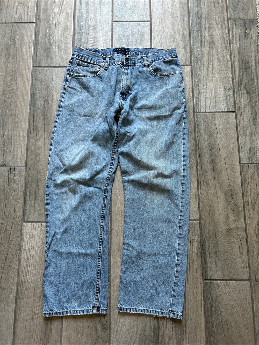 Tommy Hilfiger Light Blue Relaxed Fit Men's Jeans